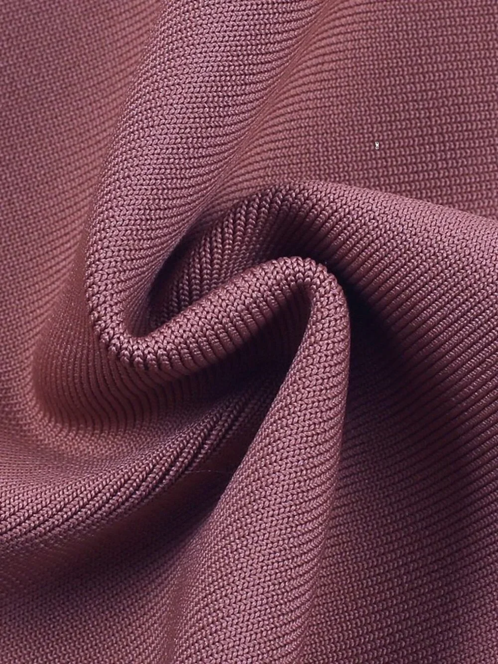 Premium Mauve Pink Cutout Women's Sheath Bandage Midi Bodycon Dress | Size L - Picture 10 of 11